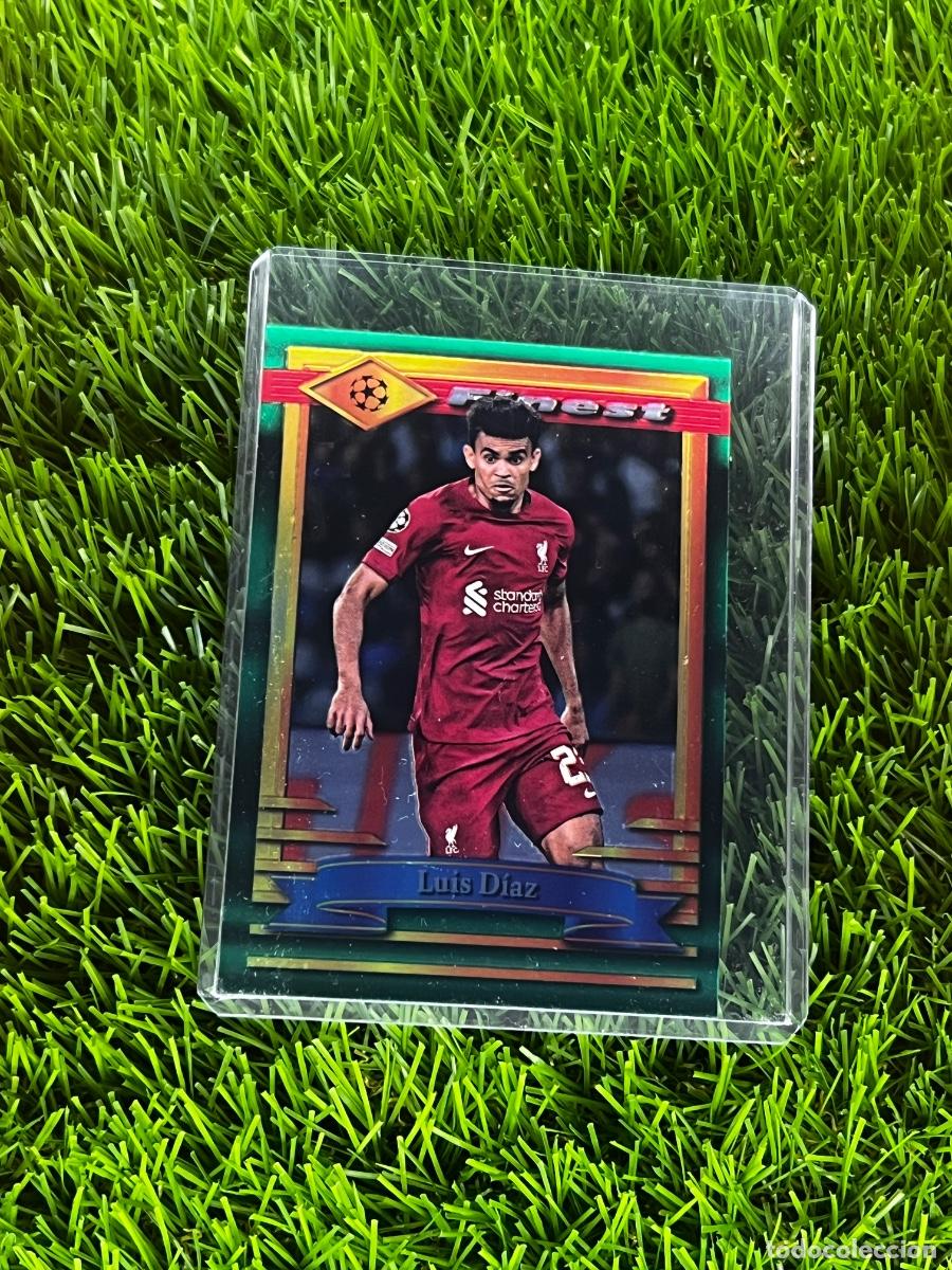 Fu&szlig;ball-Sticker: N&ordm; 58 Luis D&iacute;az Liverpool Topps Finest Flashback 22 23