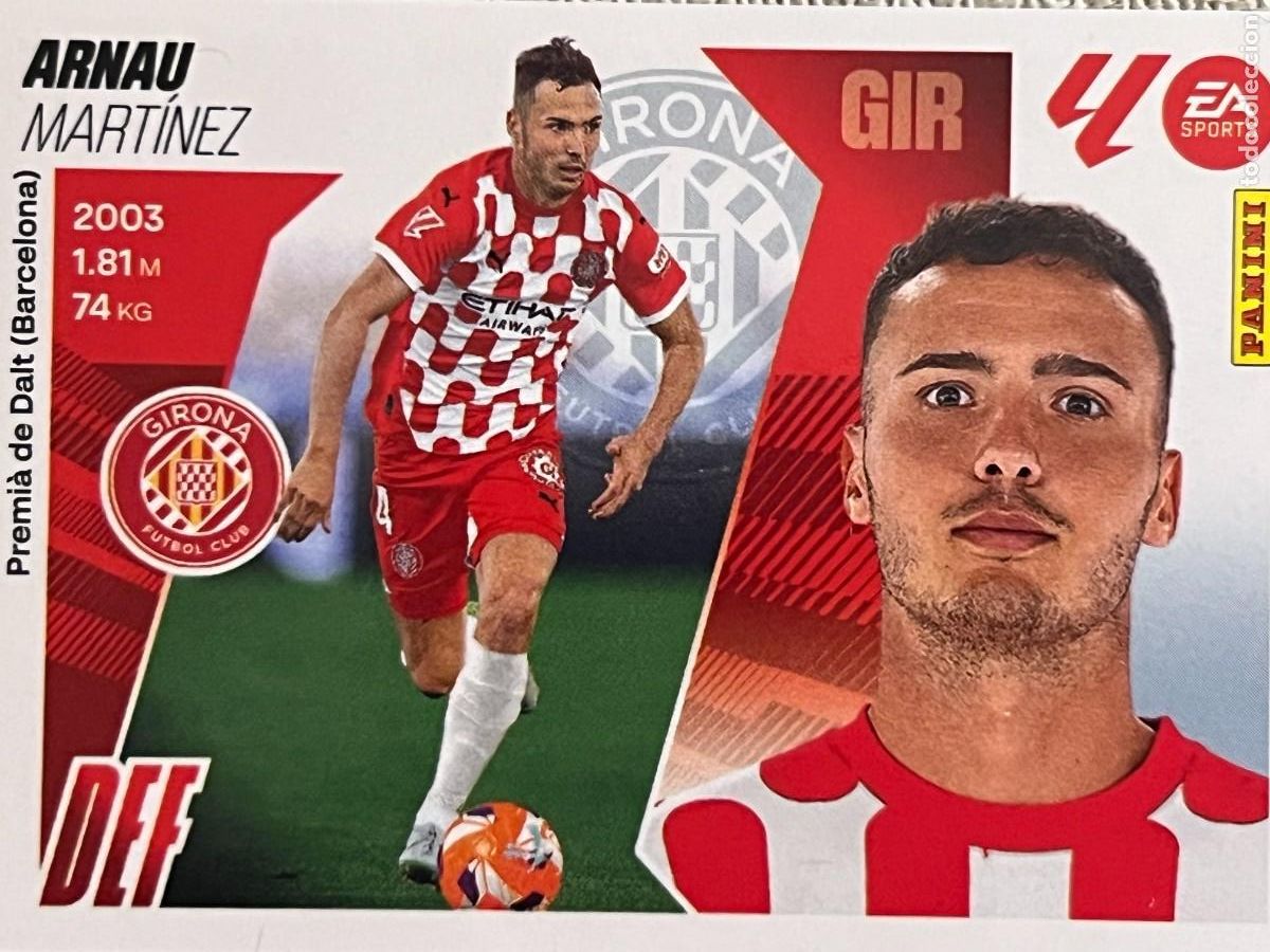 Cromos de f&uacute;tbol: 5 ARNAU GIRONA F. C. ESTE 25 26 2025 2026