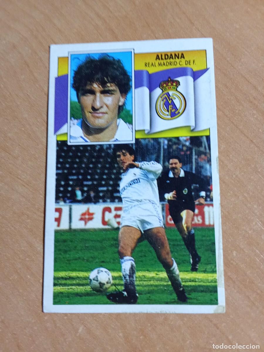 Figurine di Calcio: Aldana real Madrid liga este 90-91 (despegado)