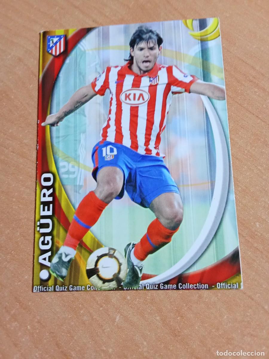 Fu&szlig;ball-Sticker: 236 Aguero atl&eacute;tico de Madrid quiz game collection 2011