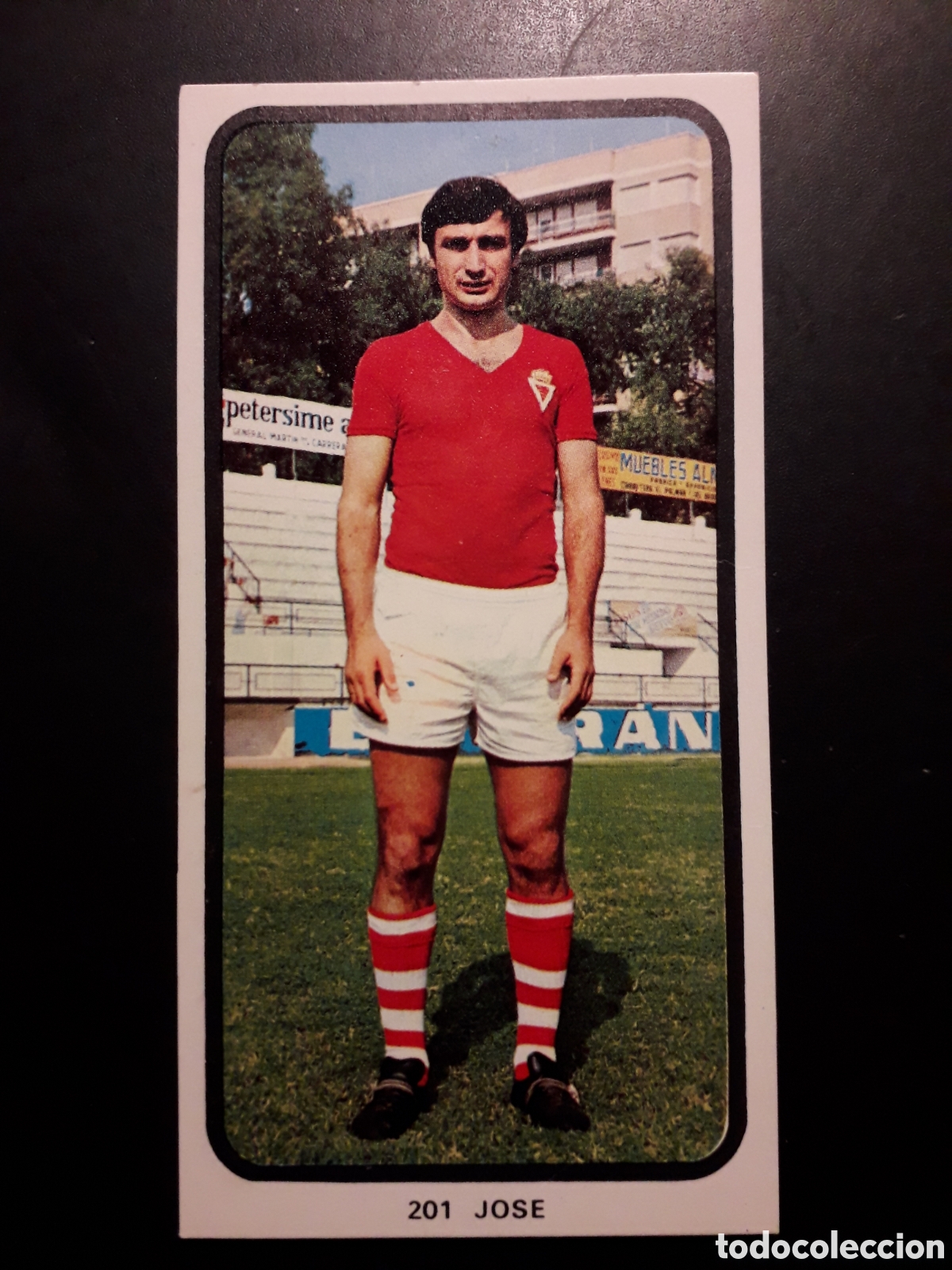 Cromos de F&uacute;tbol: JOS&Eacute; MURCIA N&deg; 201 RUIZ ROMERO 73 74 1973 1974 DESPEGADO PEDIDO M&Iacute;NIMO 3&euro;
