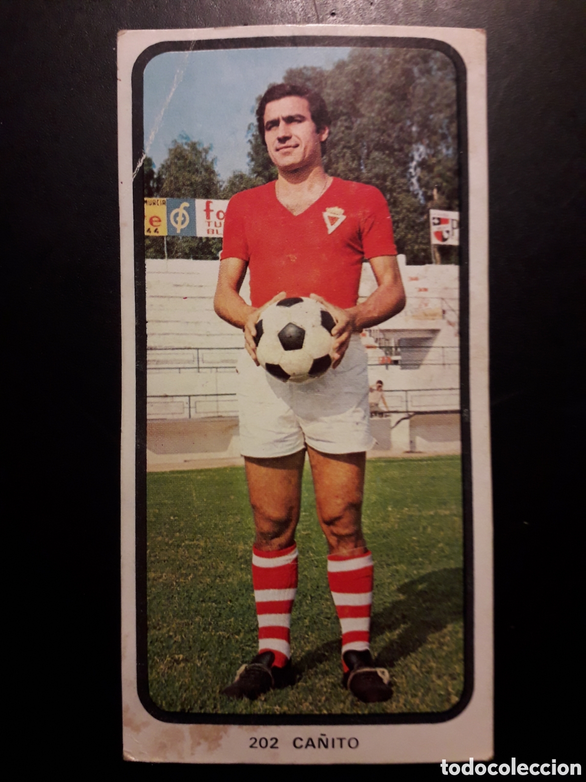 Cromos de F&uacute;tbol: CANITO MURCIA N&deg; 202 RUIZ ROMERO 73 74 1973 1974 SIN PEGAR PEDIDO M&Iacute;NIMO 3&euro;