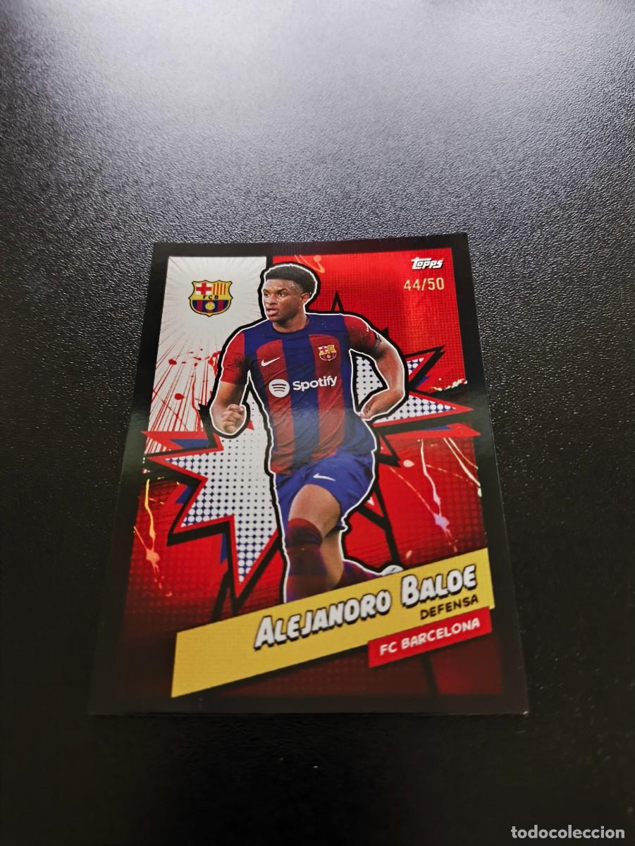 Fu&szlig;ball-Sticker: BARH-11 BALDE HEROES BLACK PARALELA /50 BARCELONA FAN SET TOPPS 2023 2024 23 24 NO PANINI LIGA ESTE