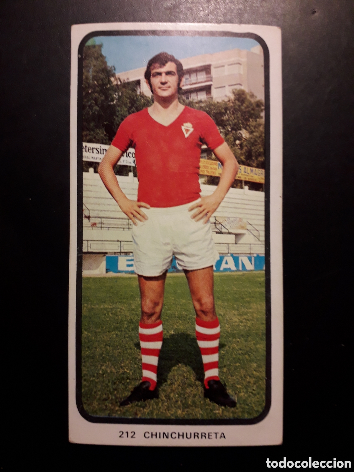 Cromos de F&uacute;tbol: CHINCHURRETA MURCIA, DOBLE N&deg; 212 RUIZ ROMERO 73 74 1973 1974 SIN PEGAR PEDIDO M&Iacute;NIMO 3&euro;