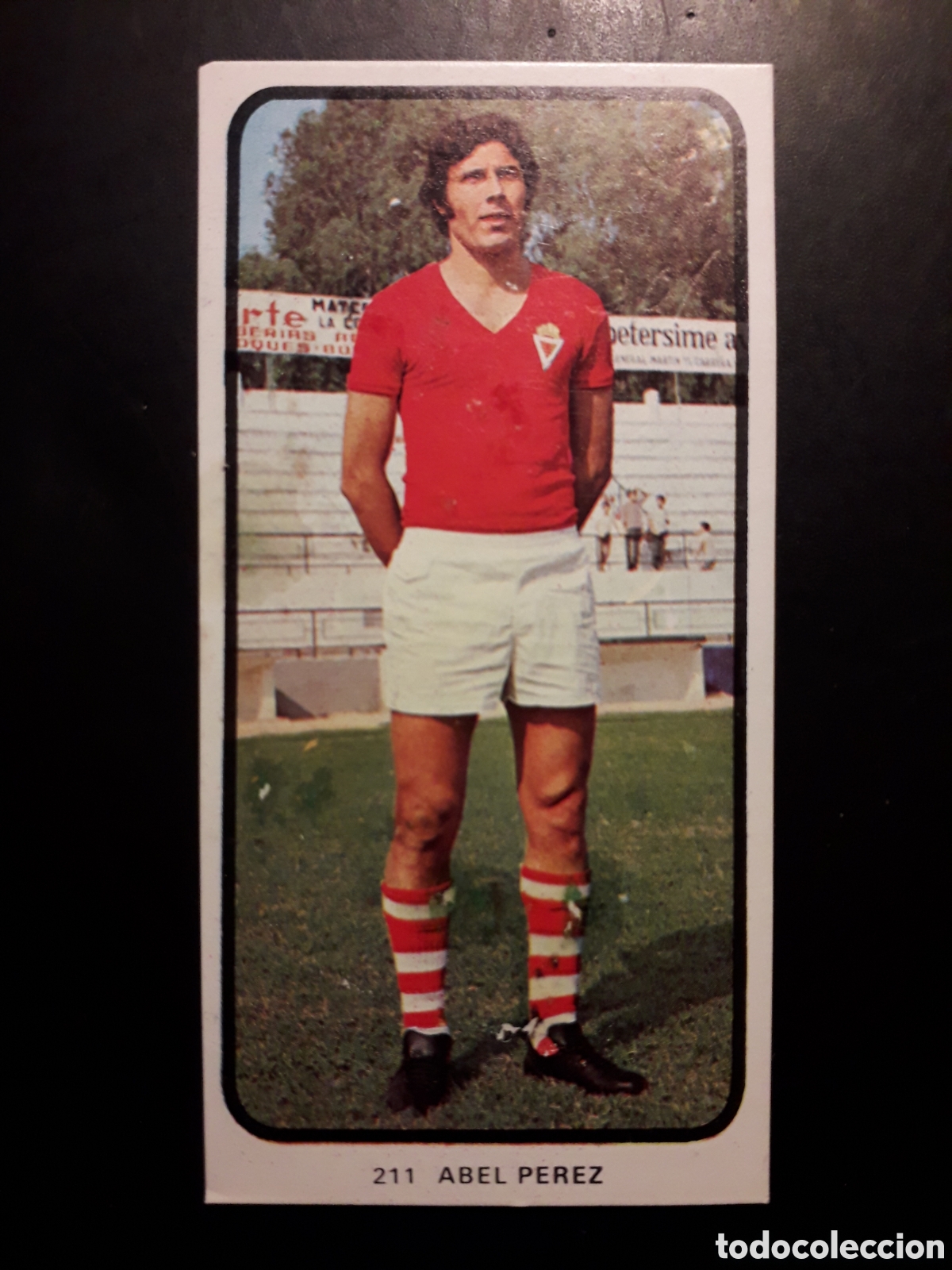 Cromos de F&uacute;tbol: ABEL P&Eacute;REZ MURCIA N&deg; 211 RUIZ ROMERO 73 74 1973 1974 DESPEGADO PEDIDO M&Iacute;NIMO 3&euro;