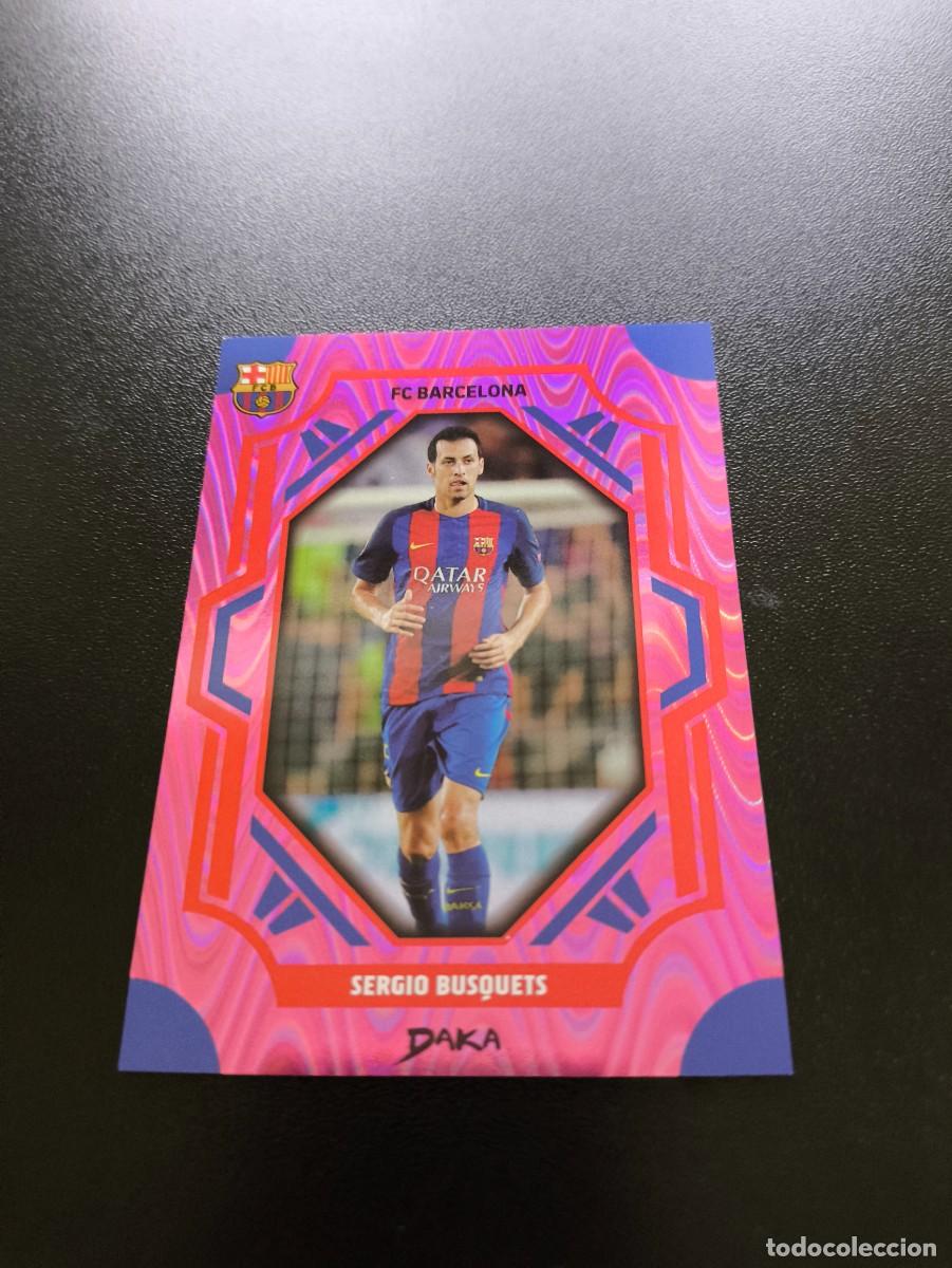 Cromos de Futebol: FCB-24-B BUSQUETS BARCELONA PINK PARALELA /75 DAKA BARCELONA 2025 2026 25 26 NO PANINI LIGA ESTE