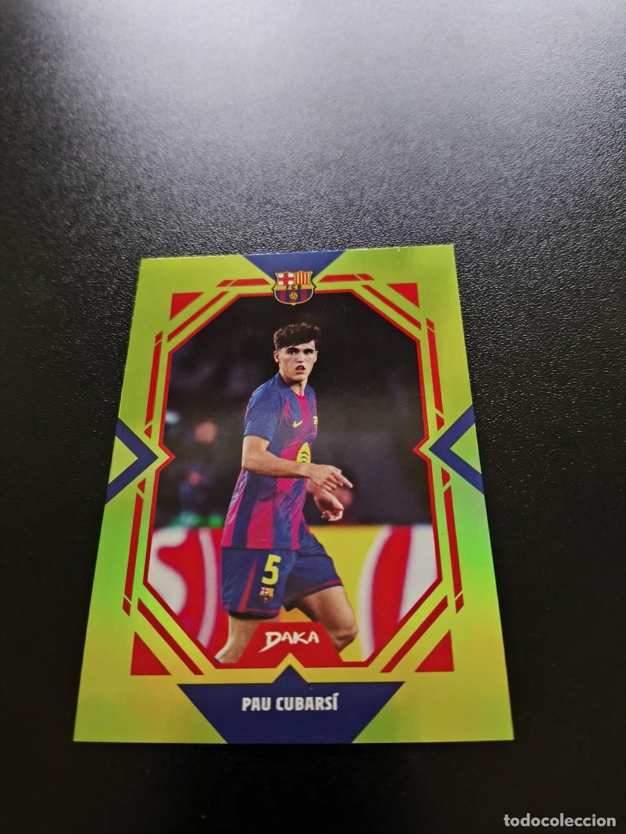 Cromos de f&uacute;tbol: FCB-19-A CUBARSI BARCELONA YELLOW PARALELA /199 DAKA BARCELONA 2025 2026 25 26 NO PANINI LIGA ESTE