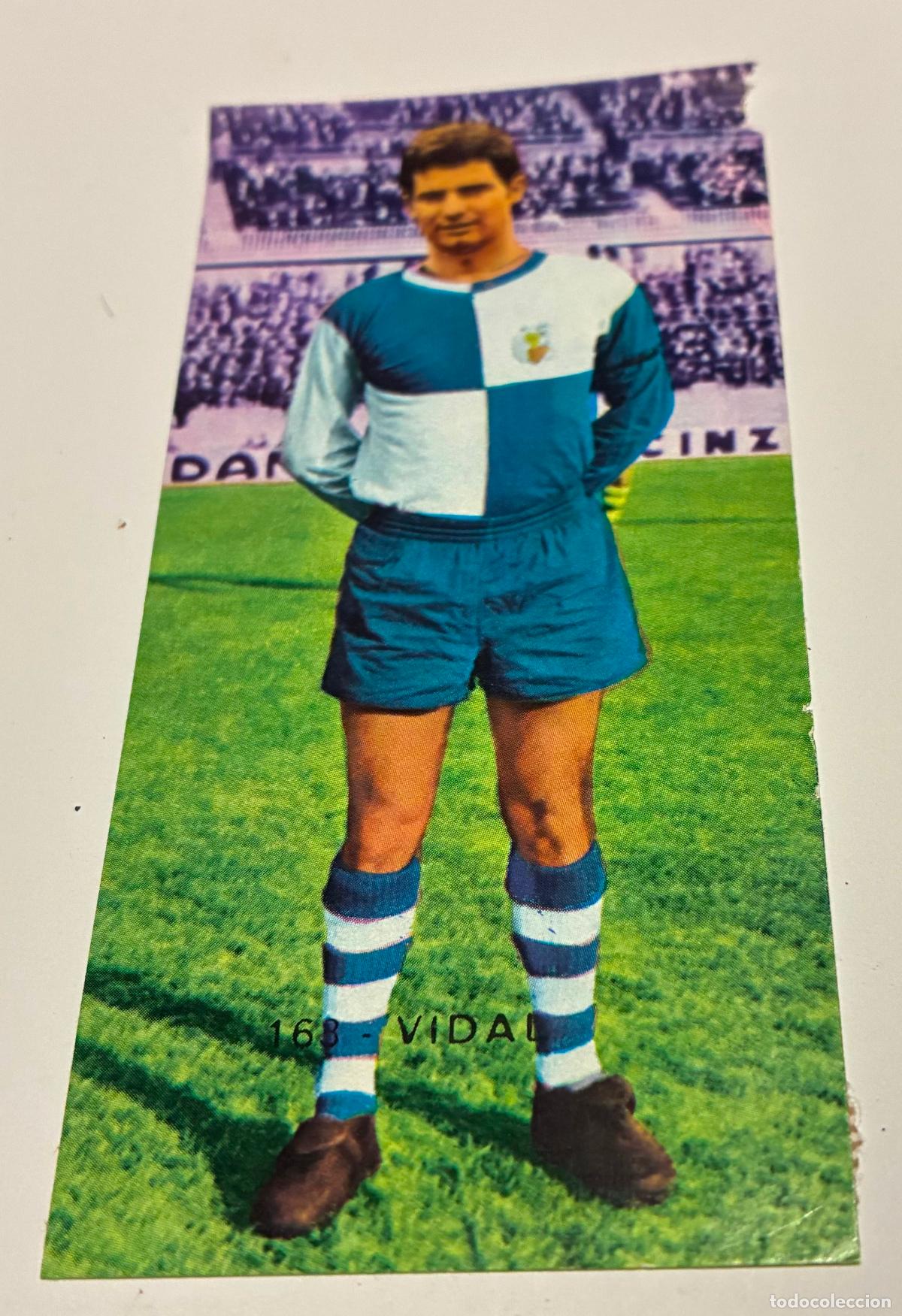 Cromos de F&uacute;tbol: CROMO FUTBOL RUIZ ROMERO 1968-1969, 68-69, VIDAL Numero 163, Sabadell, DESPEGADO,
