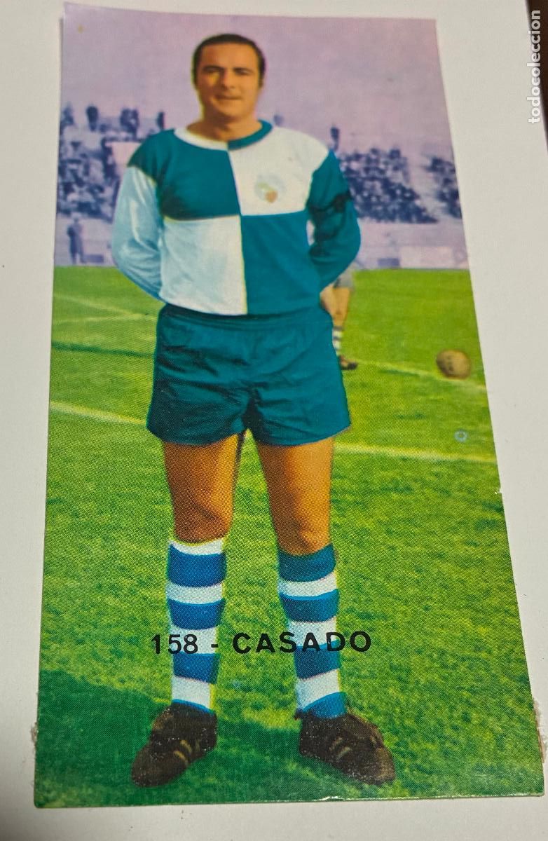 Cromos de F&uacute;tbol: CROMO FUTBOL RUIZ ROMERO, 1968-1969, 68-69, CASADO, Numero 158, SABADELL, Despegado