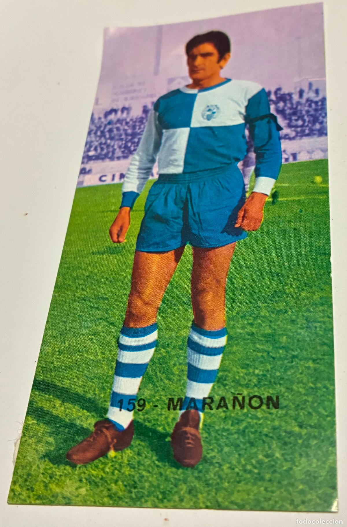 Cromos de F&uacute;tbol: CROMO FUTBOL RUIZ ROMERO 1968-1969, 68-69, MARA&Ntilde;ON, Numero 159, Despegado, SABADELL