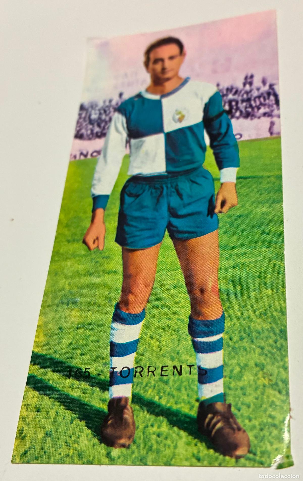 Cromos de F&uacute;tbol: CROMO FUTBOL RUIZ ROMERO 1968-1969, 68-69. TORRENT, Numero 165. SABADELL, Despegado