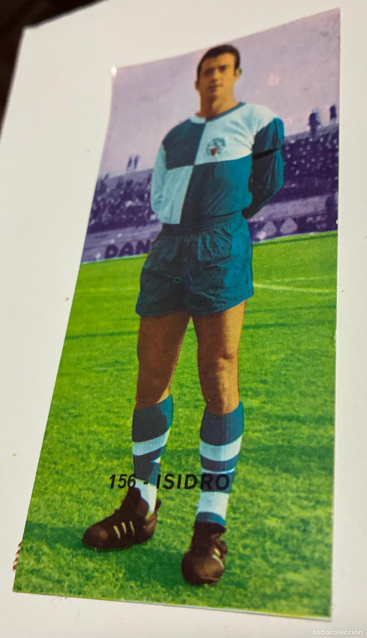 Cromos de F&uacute;tbol: CROMO FUTBOL RUIZ ROMERO 1968-1969. 68-69. ISIDRO, Numero 156, SABADELL, Despegado