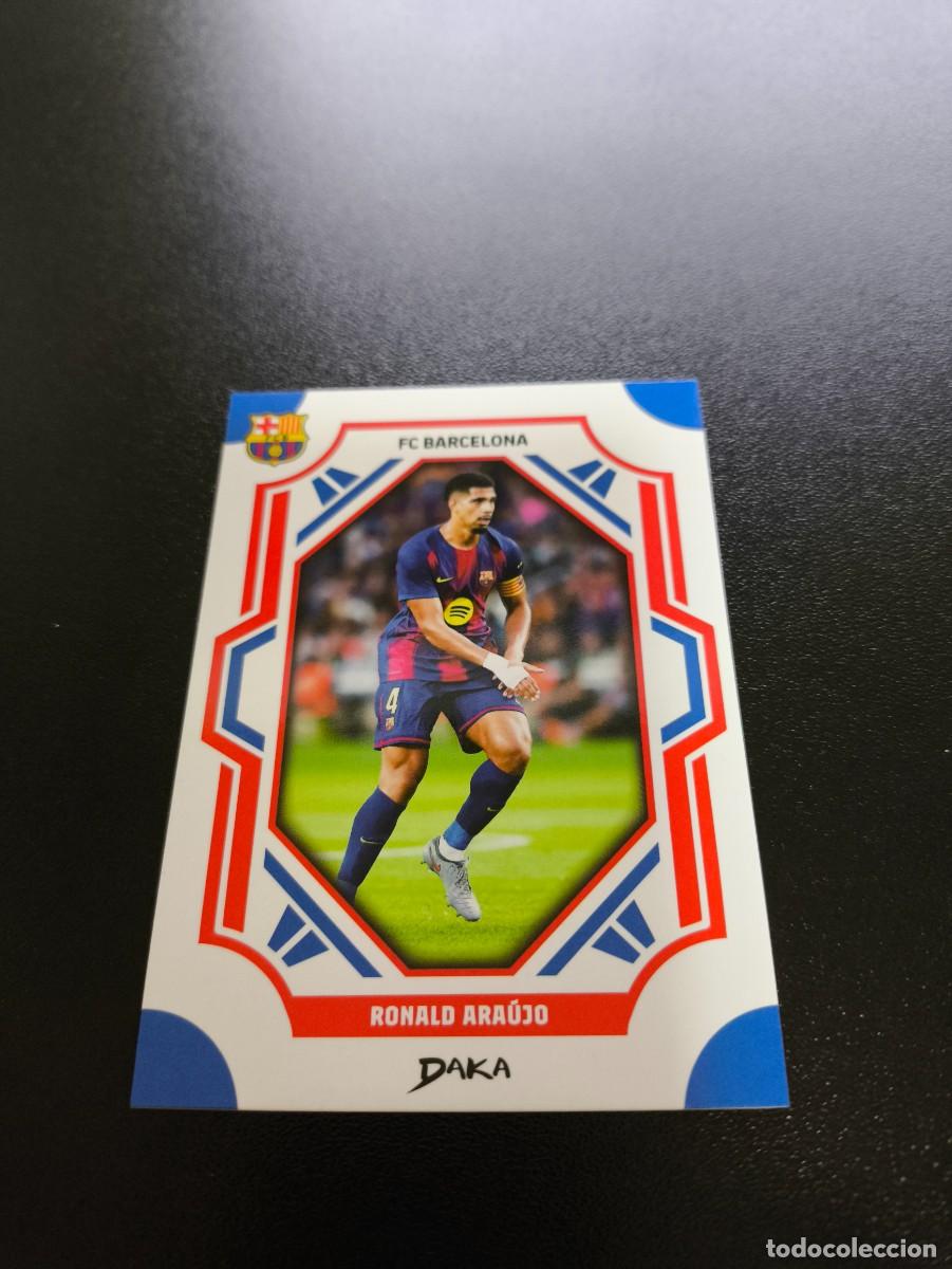 Cromos de f&uacute;tbol: FCB-14-B RONALD ARAUJO BARCELONA DAKA BARCELONA 2025 2026 25 26 NO PANINI LIGA ESTE TOPPS