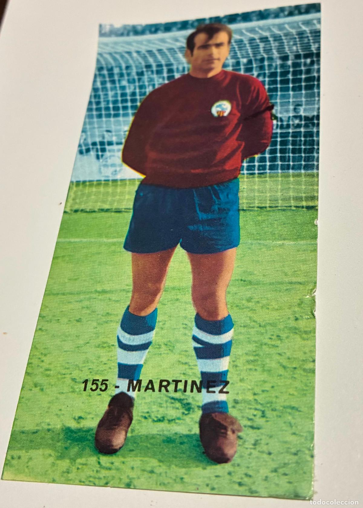 Cromos de F&uacute;tbol: CROMO FUTBOL RUIZ ROMERO 1968-1969, 68-69, MARTINEZ, Sabadell, Numero 155, Despegado