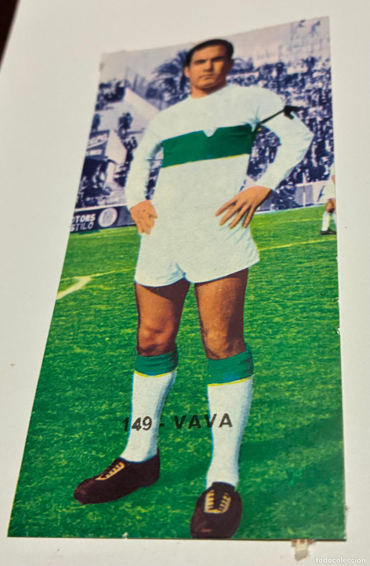 Cromos de F&uacute;tbol: CROMO FUTBOL RUIZ ROMERO 1968-1969. 68-69, VAVA, Numero 149, ELCHE, Despegado