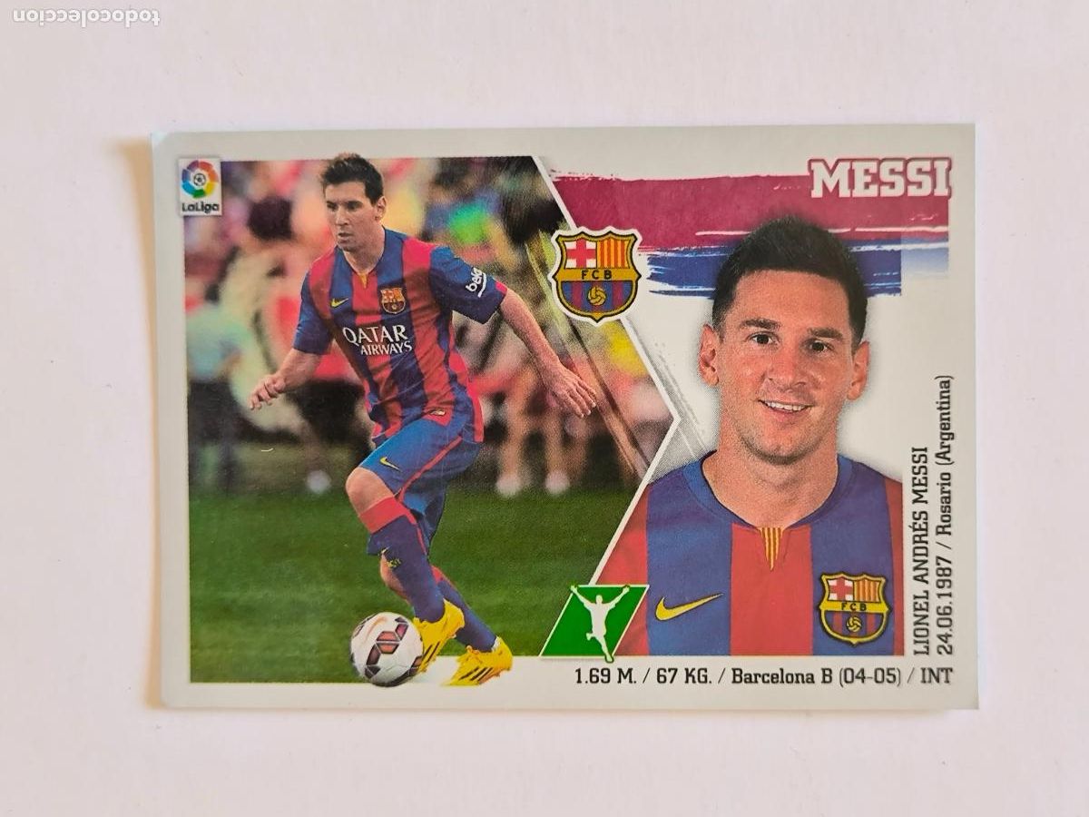 Cromos de F&uacute;tbol: CROMO LIGA 2015-2016 / 15 / 16 - MESSI - F.C. BARCELONA N&ordm; 17 - PANINI / ESTE - SIN PEGAR (148A)