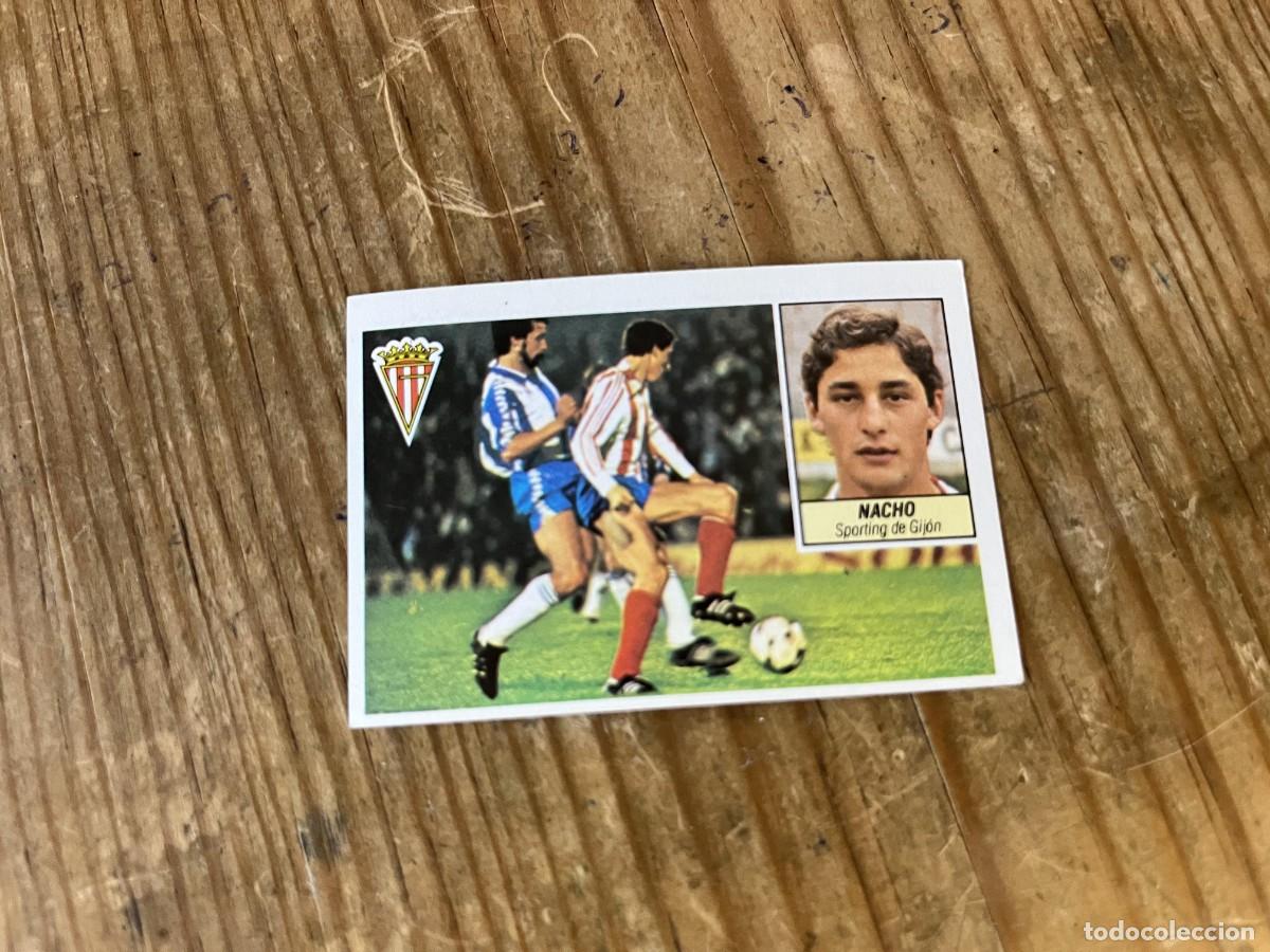 Cromos de F&uacute;tbol: CROMO SIN PEGAR NUNCA PEGADO ALBUM LIGA ESTE 84 85 1984 1985 SPORTING GIJON NACHO