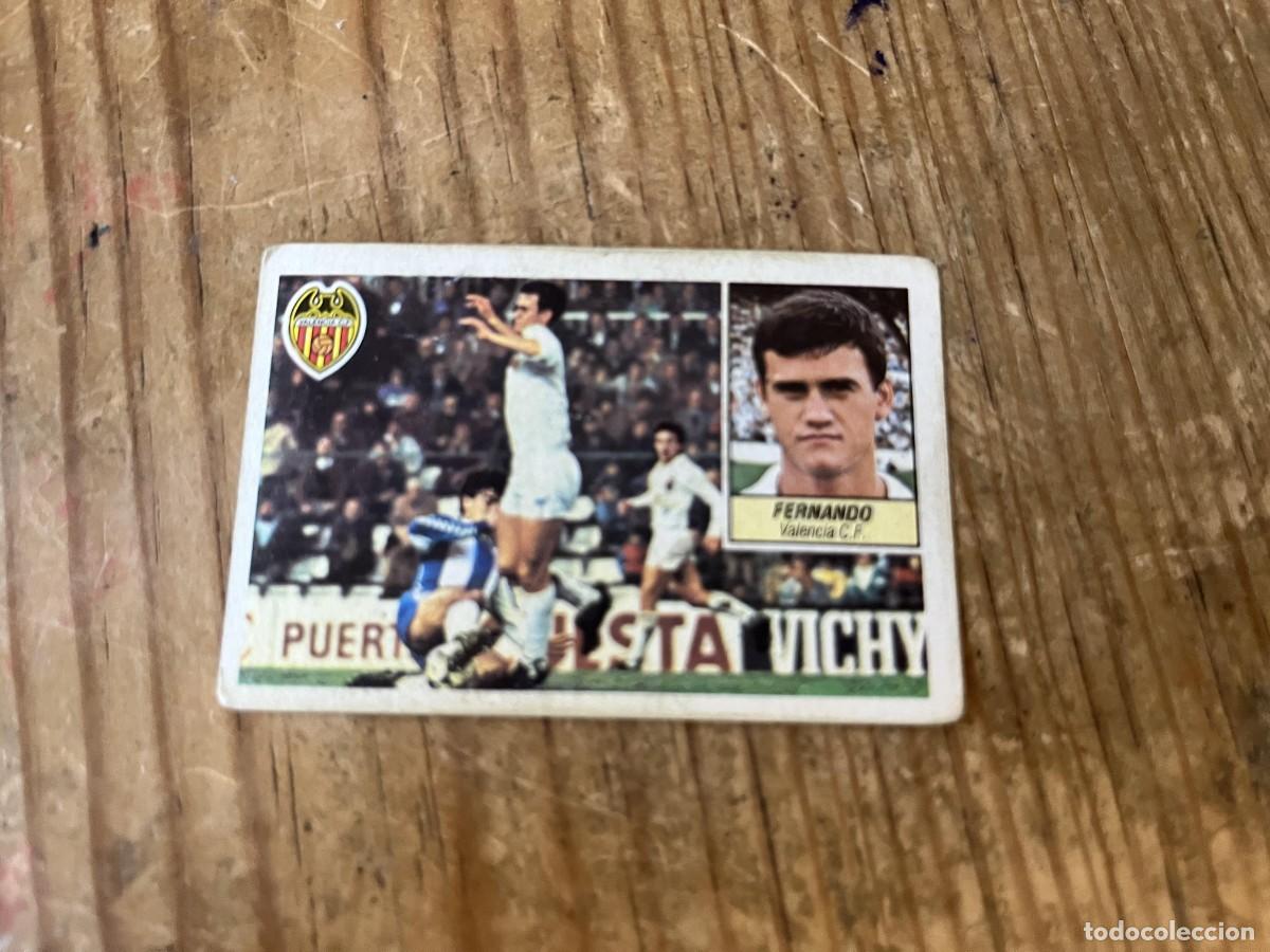 Cromos de Futebol: CROMO SIN PEGAR NUNCA PEGADO ALBUM LIGA ESTE 84 85 1984 1985 VALENCIA FERNANDO