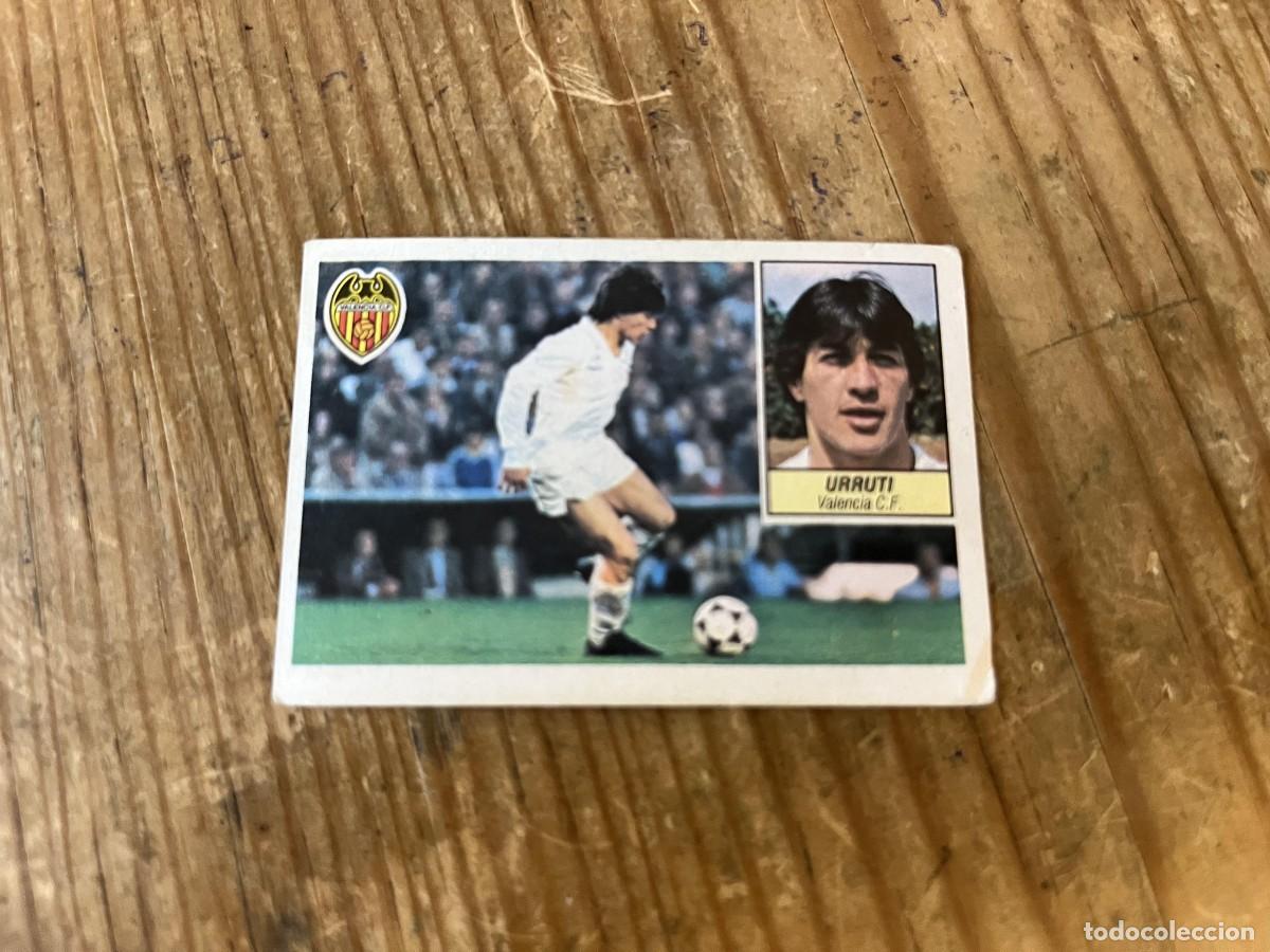 Figurine di Calcio: CROMO ALBUM LIGA ESTE 84 85 1984 1985 VALENCIA URRUTI