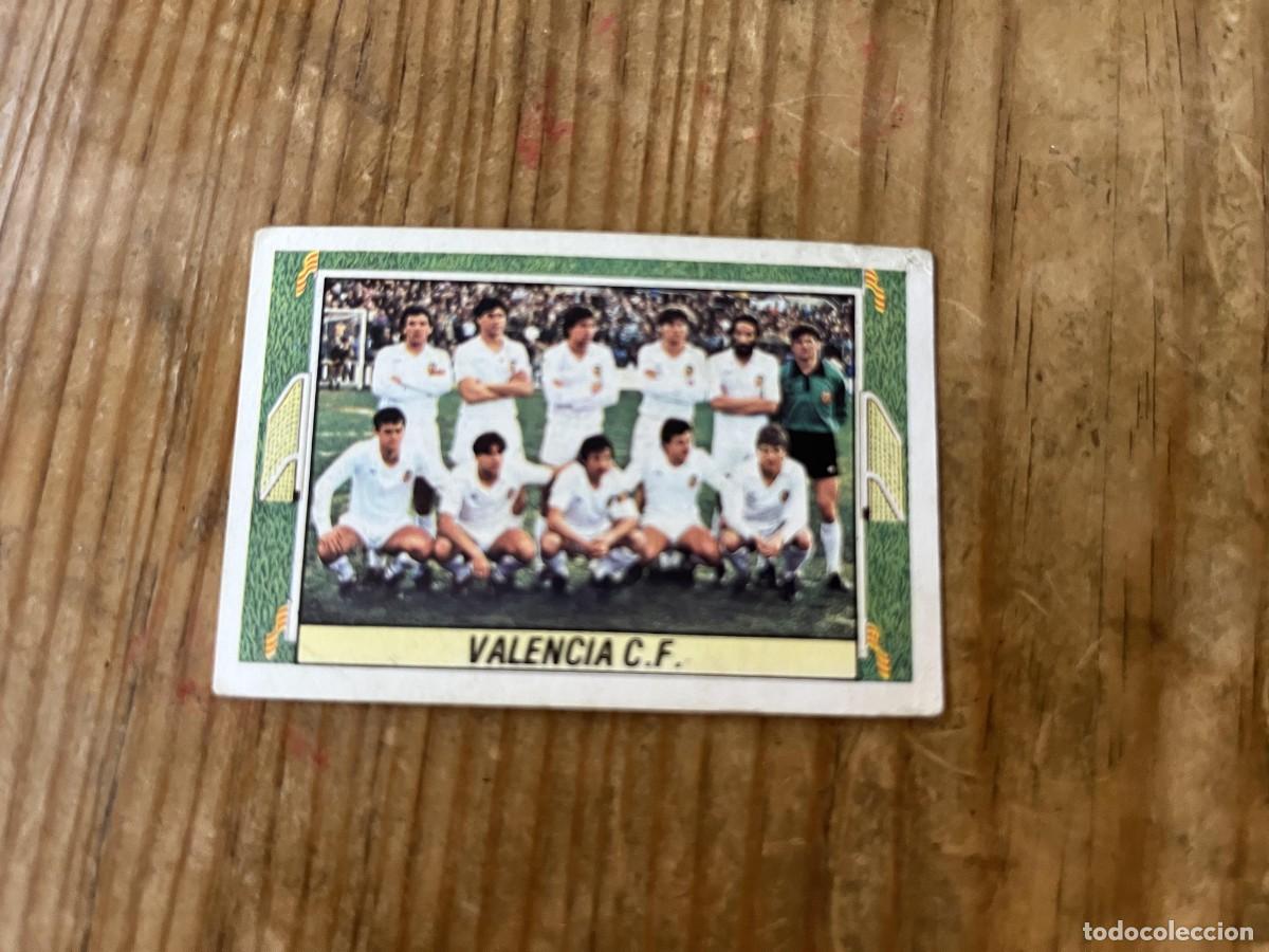 Figurine di Calcio: CROMO SIN PEGAR NUNCA PEGADO ALBUM LIGA ESTE 84 85 1984 1985 ALINEACION VALENCIA