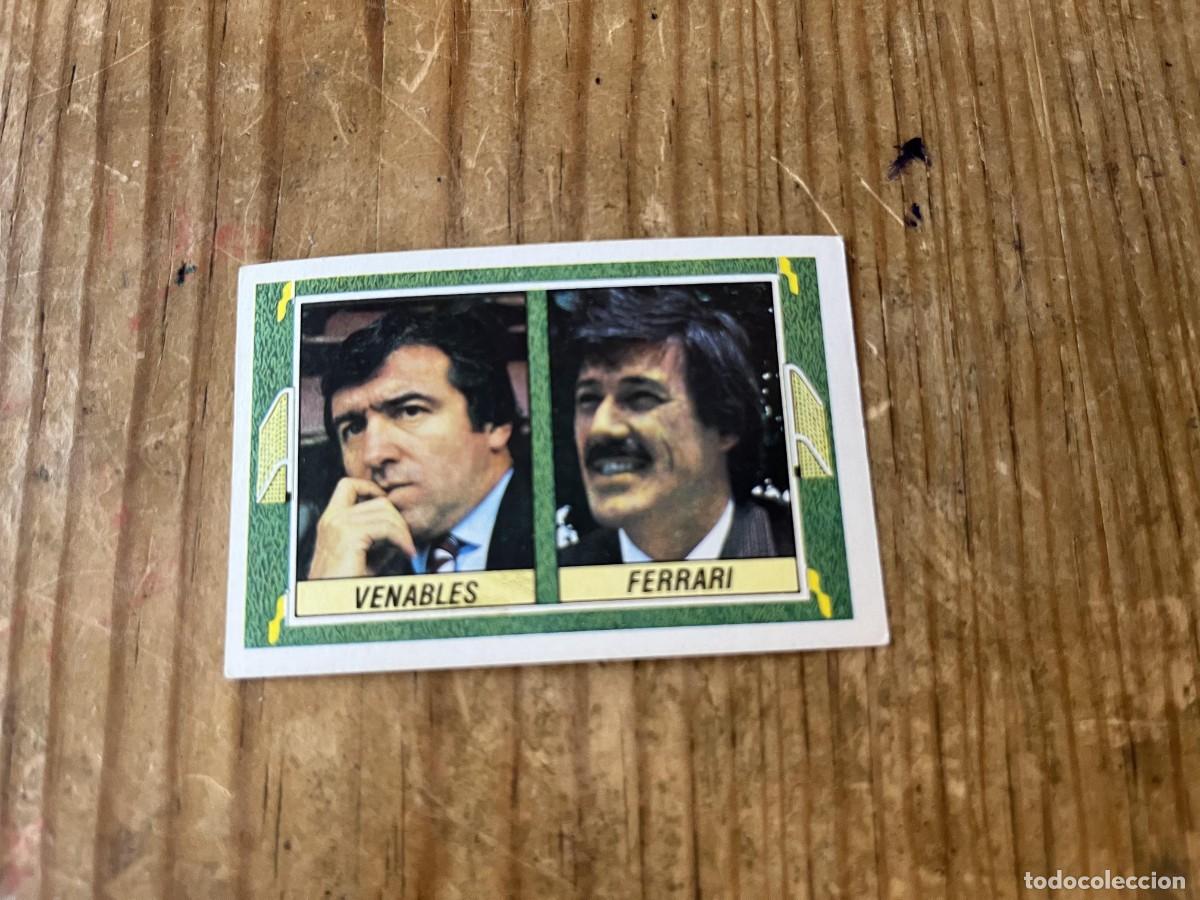 Cromos de f&uacute;tbol: CROMO SIN PEGAR NUNCA PEGADO ALBUM LIGA ESTE 84 85 1984 1985 ENTRENADORES VENABLES FERRARI