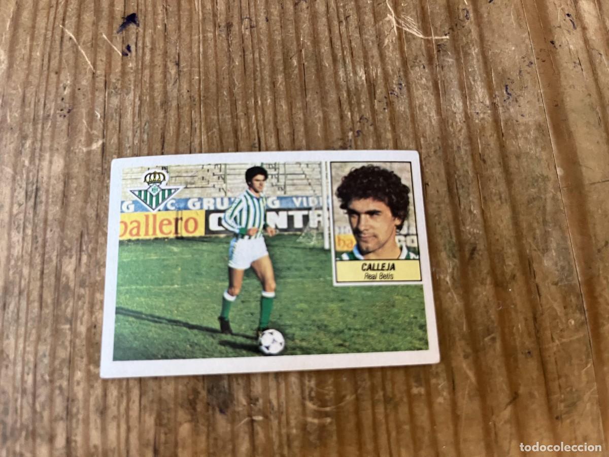 Fu&szlig;ball-Sticker: CROMO SIN PEGAR NUNCA PEGADO ALBUM LIGA ESTE 84 85 1984 1985 COLOCA BETIS CALLEJA