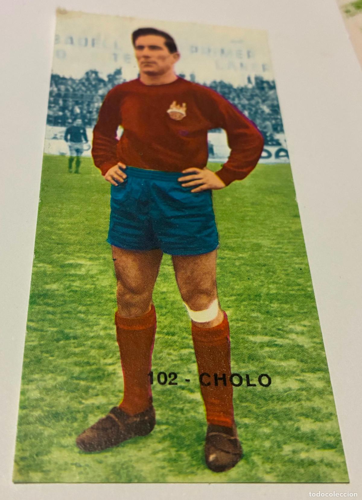 Cromos de F&uacute;tbol: CROMO FUTBOL RUIZ ROMERO 1968-1969. 68-69. CHOLO, Numero 102. Despegado, PONTEVEDRA