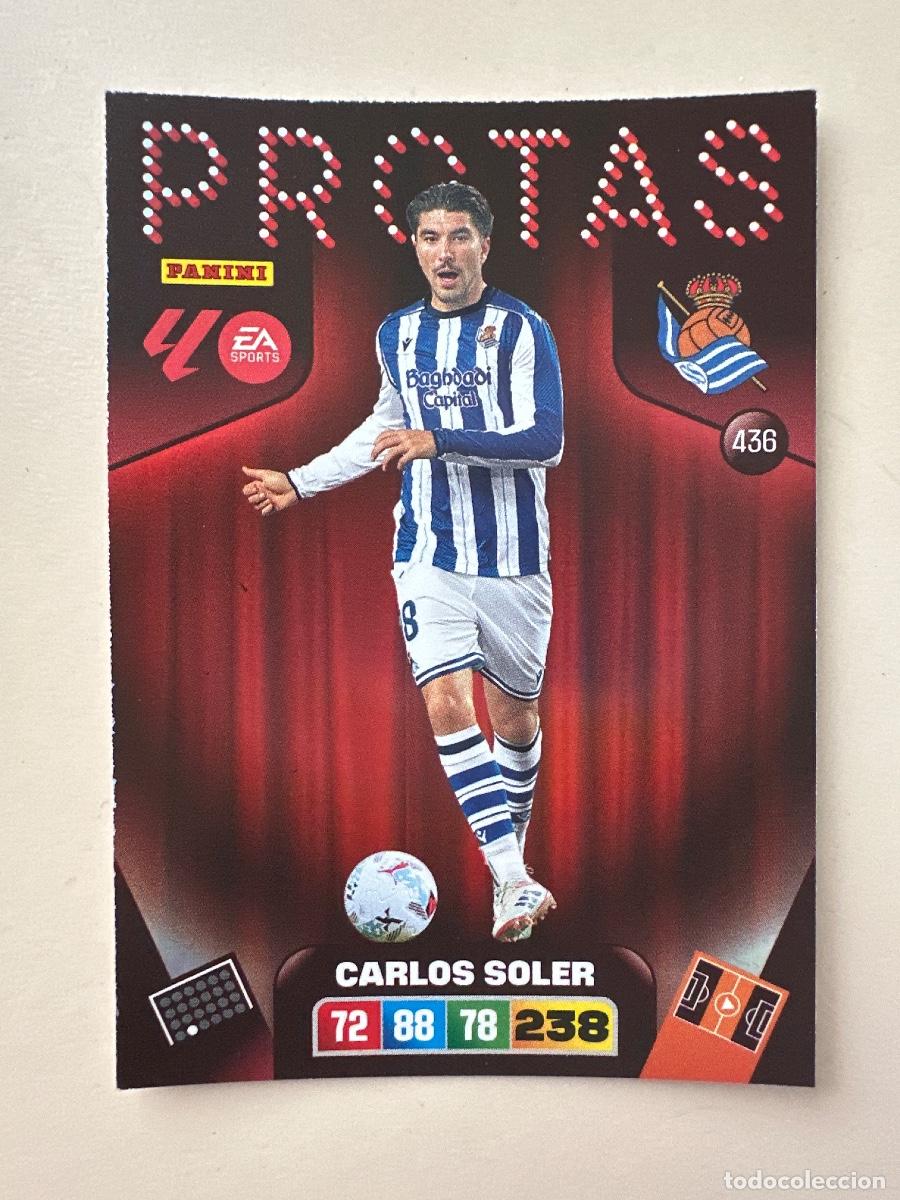 Fu&szlig;ball-Sticker: 436 Carlos Soler, Real Sociedad, Protas, Panini Adrenalyn XL La Liga 2025 2026 25 26