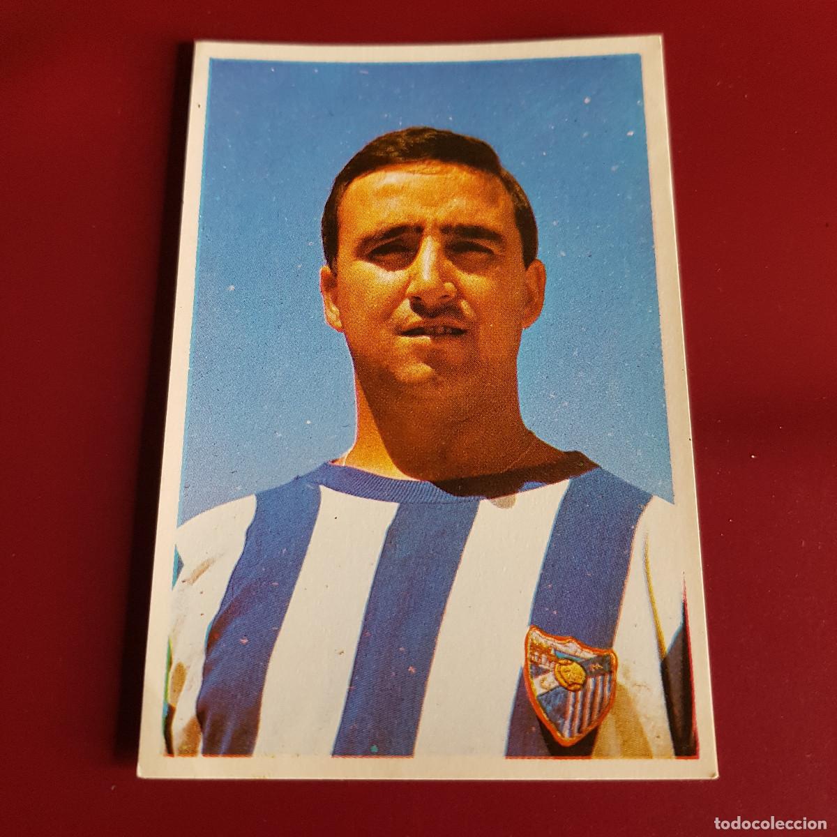 Fu&szlig;ball-Sticker: BRUGUERA - FUTBOL COLOR - 1967 1968 - 67 68 - MALAGA - CHUZO 126 - NUNCA PEGADO