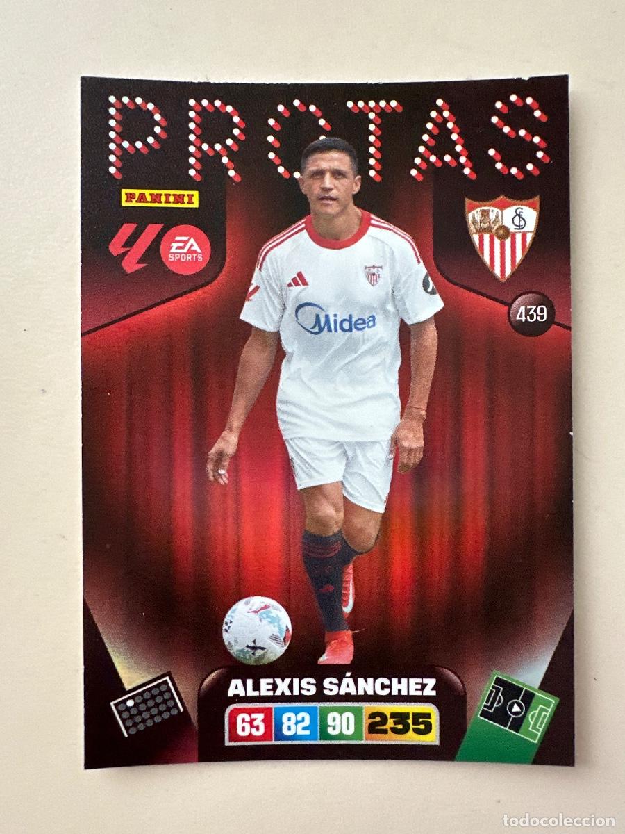 Figurine di Calcio: 439 Alexis S&aacute;nchez, Sevilla FC, Protas, Panini Adrenalyn XL La Liga 2025 2026 25 26