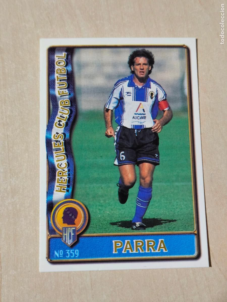 Figurine di Calcio: N&ordm; 359 PARRA - MUNDICROMO 96 97 FICHAS DE LA LIGA - HERCULES
