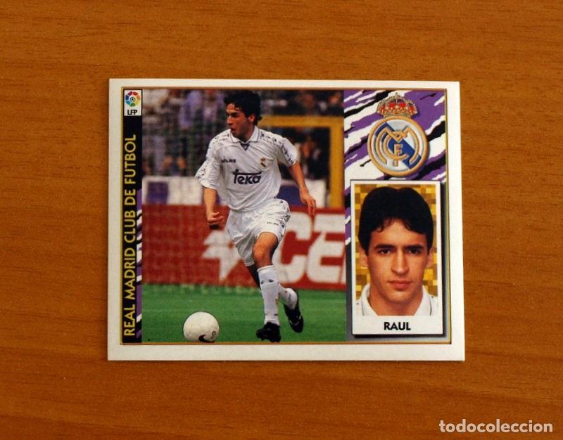 Cromos de F&uacute;tbol: Real Madrid - Ra&uacute;l - Ediciones Este Liga 1997-1998, 97-98 - Nunca Pegado