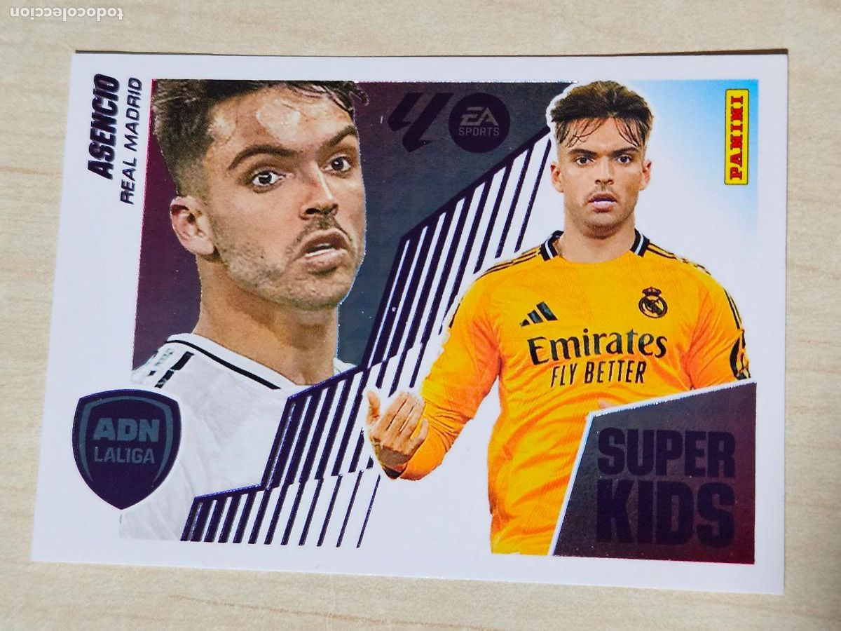 Fu&szlig;ball-Sticker: SUPER KIDS N&deg; 1 ASENSIO - REAL MADRID - EDICIONES ESTE 2025-26 - 25/26 (NUEVO)