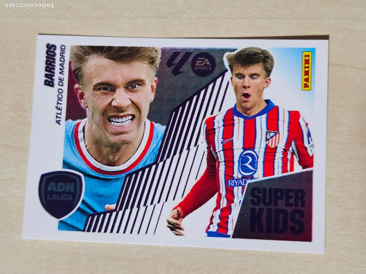 Cromos de F&uacute;tbol: SUPER KIDS N&deg; 3 BARRIOS - ATLETICO DE MADRID - EDICIONES ESTE 2025-26 - 25/26 (NUEVO)