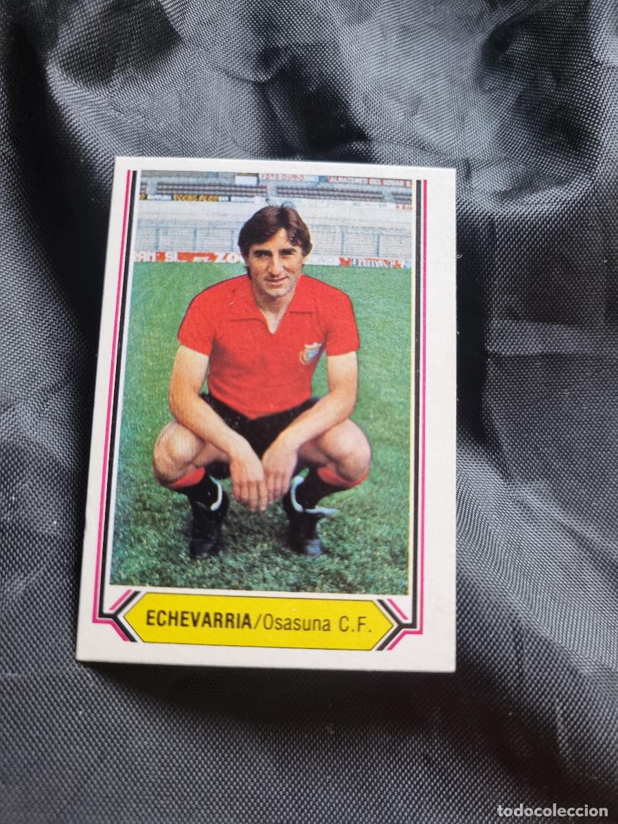 Fu&szlig;ball-Sticker: ECHEVARRIA. OSASUNA. SIN PEGAR. EDICIONES ESTE LIGA 80/81.1980/81. 1980/1981. PEDIDO MINIMO 3&euro;
