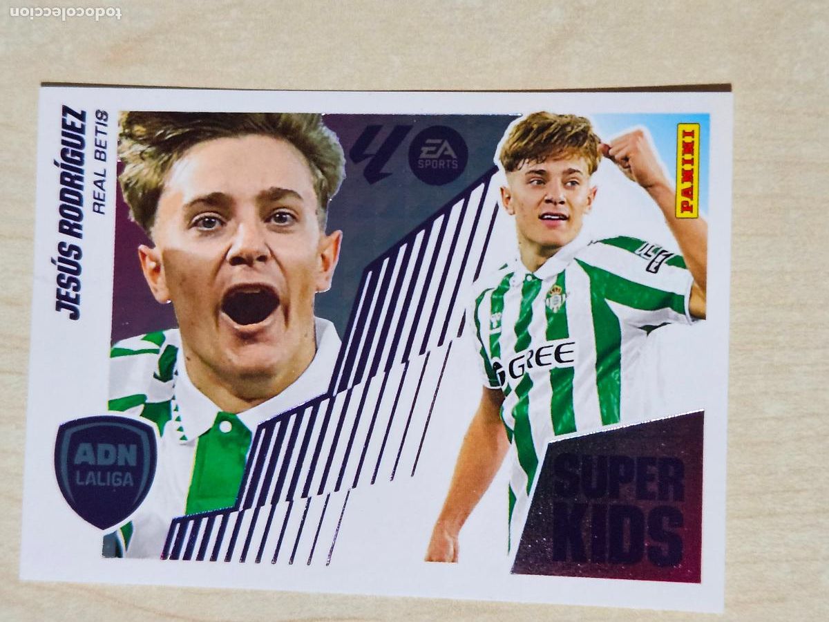 Cromos de F&uacute;tbol: SUPER KIDS N&deg; 13 JESUS RODRIGUEZ - REAL BETIS - EDICIONES ESTE 2025-26 - 25/26 (NUEVO)