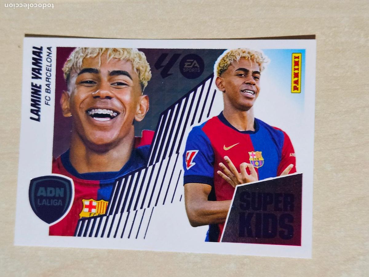Cromos de F&uacute;tbol: SUPER KIDS N&deg; 14 LAMINE YAMAL - BARCELONA - EDICIONES ESTE 2025-26 - 25/26 (NUEVO)