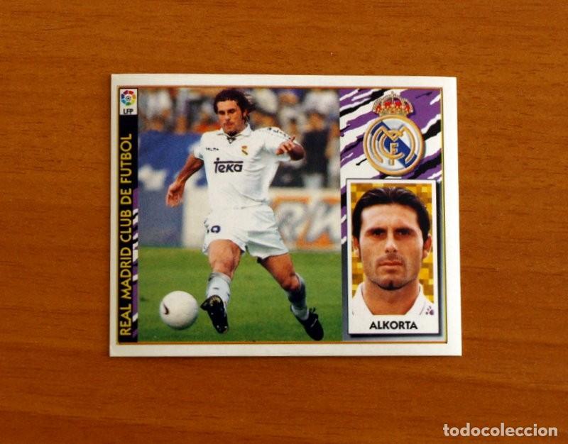 Cromos de F&uacute;tbol: Real Madrid - Alkorta - Baja - Ediciones Este Liga 1997-1998, 97-98 - Nunca Pegado