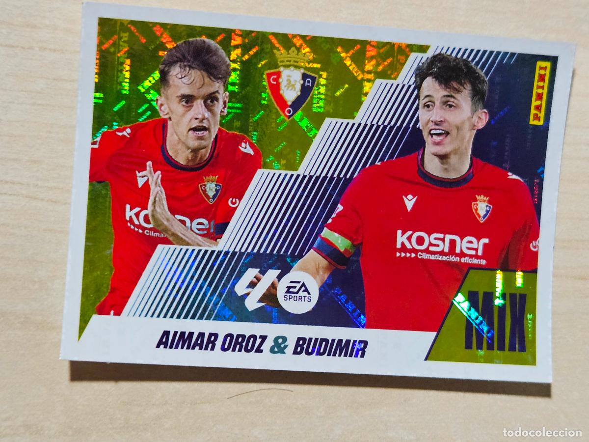 Cromos de F&uacute;tbol: MIX N&deg; 1 AIMAR / BUDIMIR - OSASUNA - EDICIONES ESTE 2025-26 - 25/26 (NUEVO)