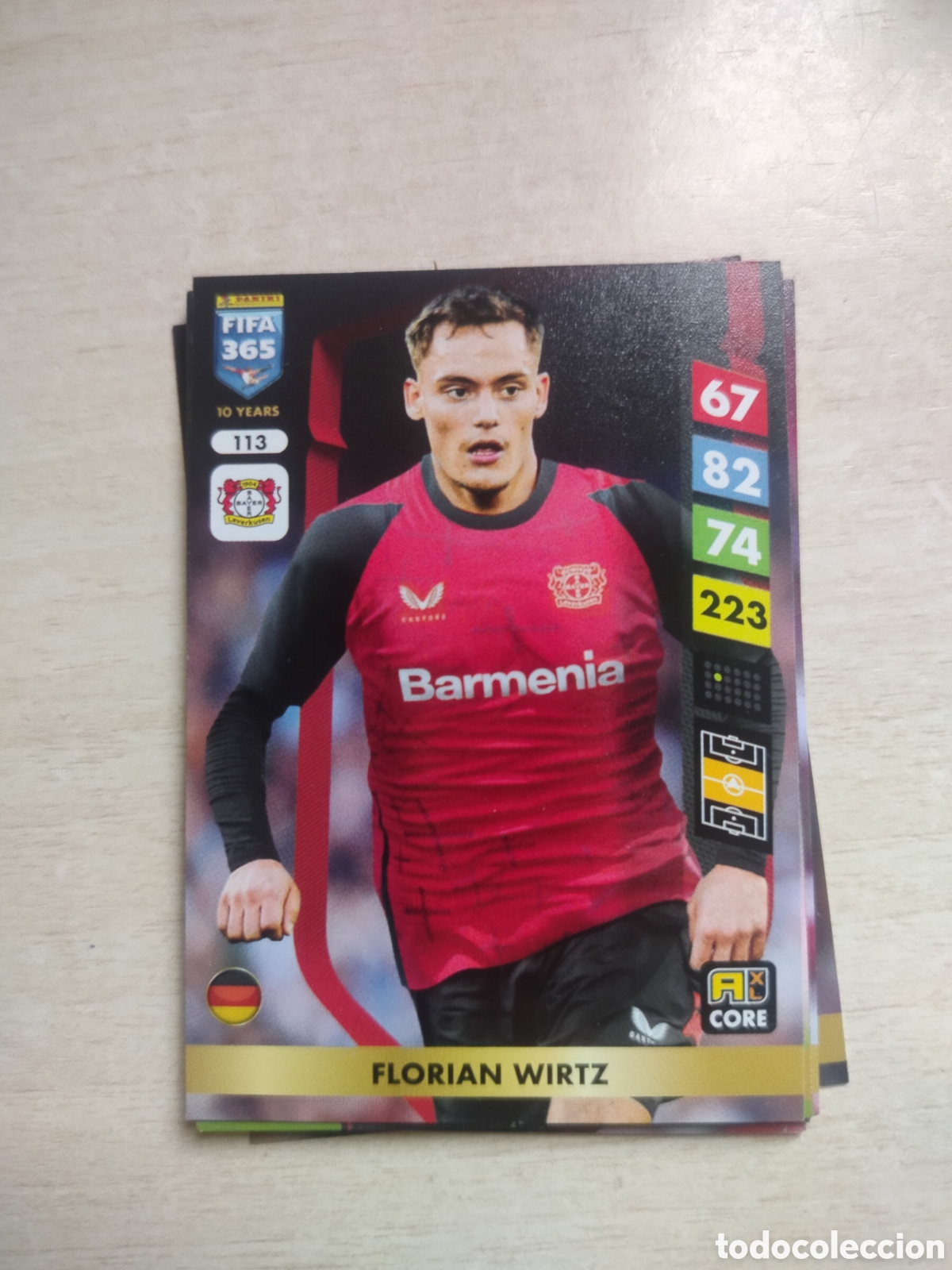 Figurine di Calcio: WIRTZ 113 ADRENALYN XL FIFA 365 2024 2025 24 25