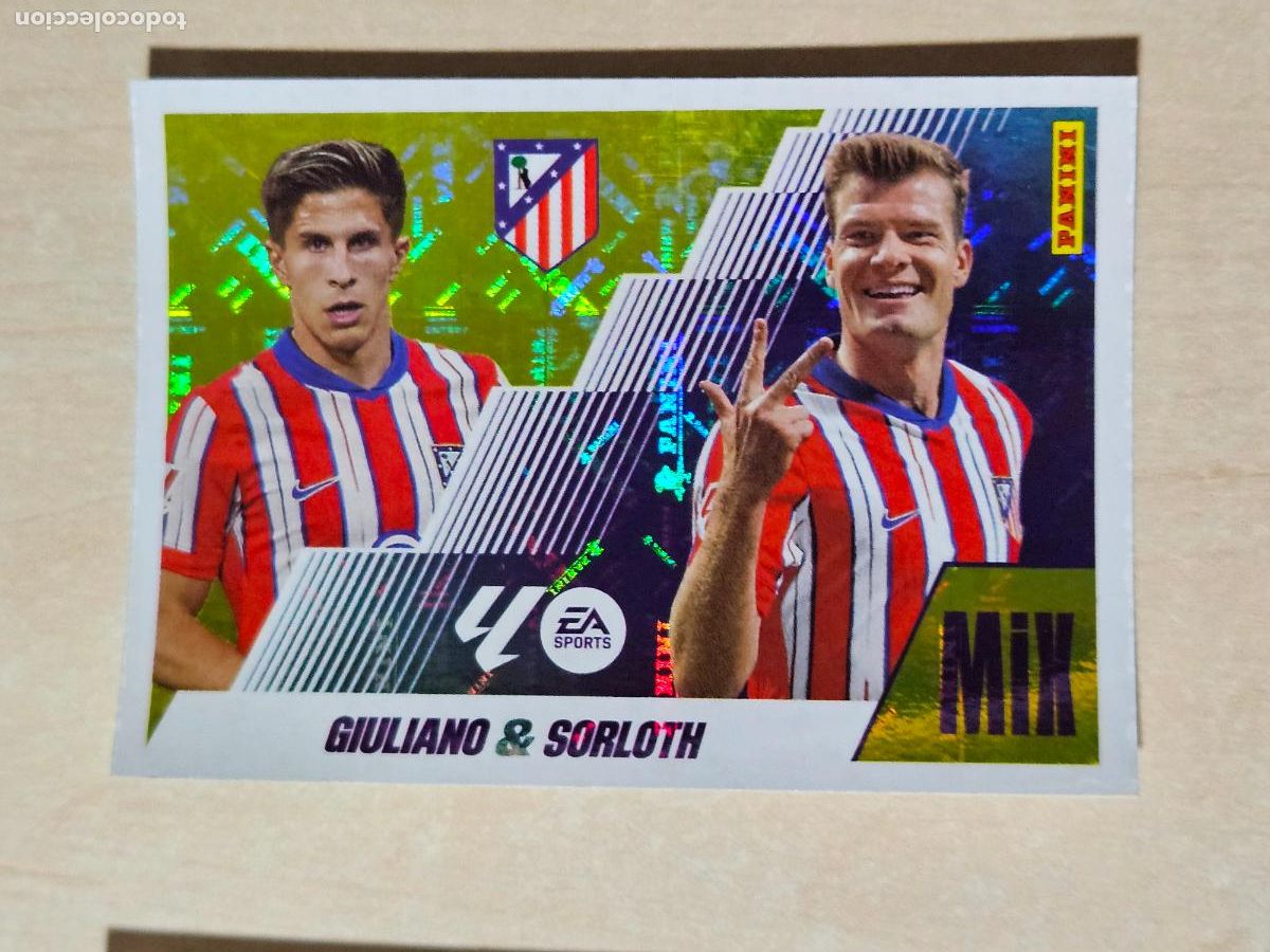 Figurine di Calcio: MIX N&deg; 9 GIULIANO / SORLOTH - ATLETICO DE MADRID - EDICIONES ESTE 2025-26 - 25/26 (NUEVO)