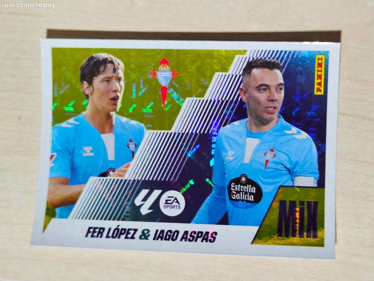 Cromos de F&uacute;tbol: MIX N&deg; 8 FER LOPEZ / IAGO ASPAS - REAL CELTA - EDICIONES ESTE 2025-26 - 25/26 (NUEVO)
