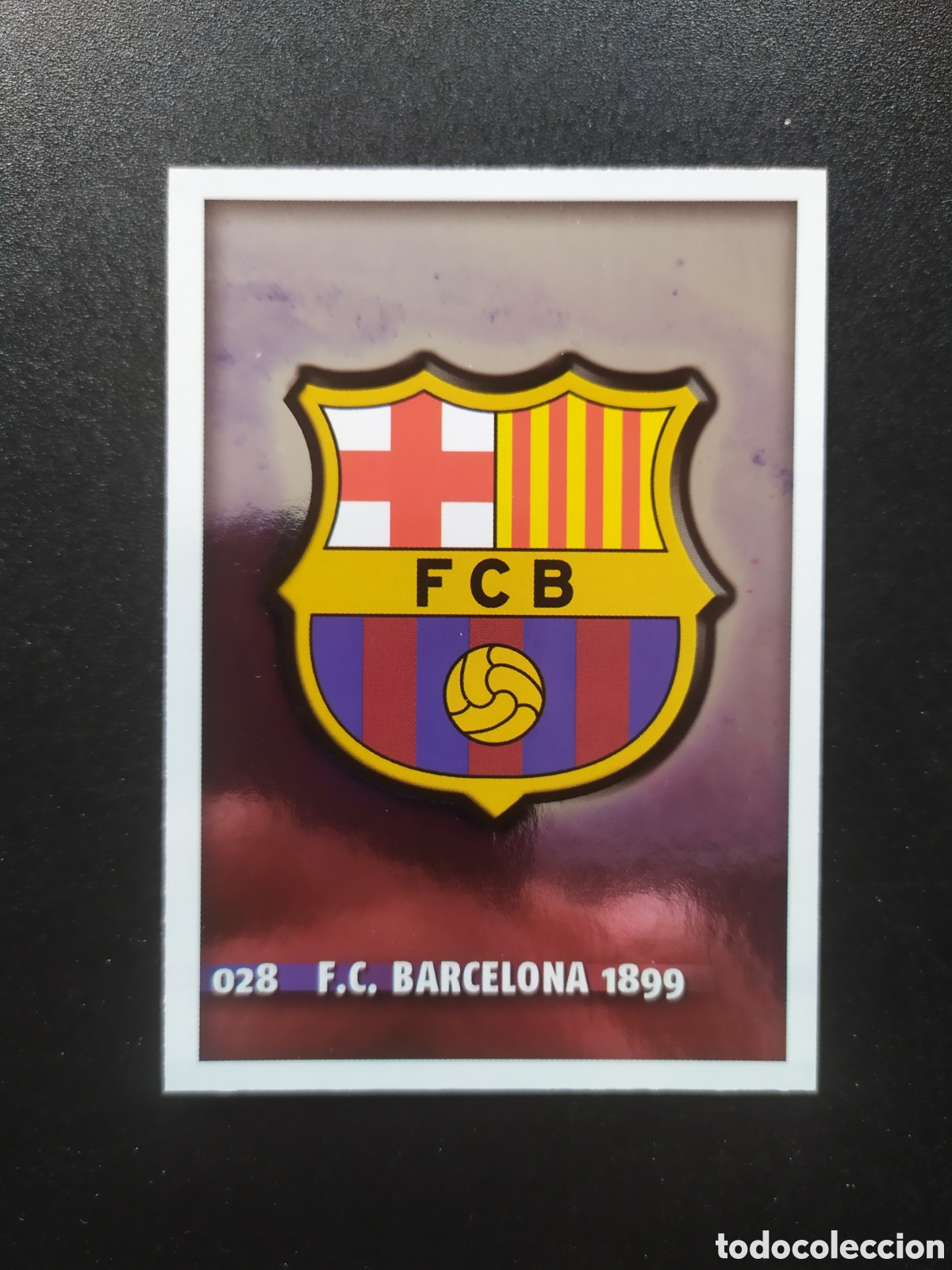 Figurine di Calcio: Mundicromo fichas Liga 2014 2015 14 15 escudo n&deg; 28 Barcelona