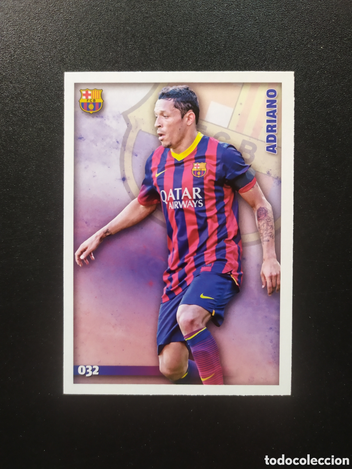 Cromos de f&uacute;tbol: Mundicromo fichas Liga 2014 2015 14 15 Adriano n&deg; 32 Barcelona