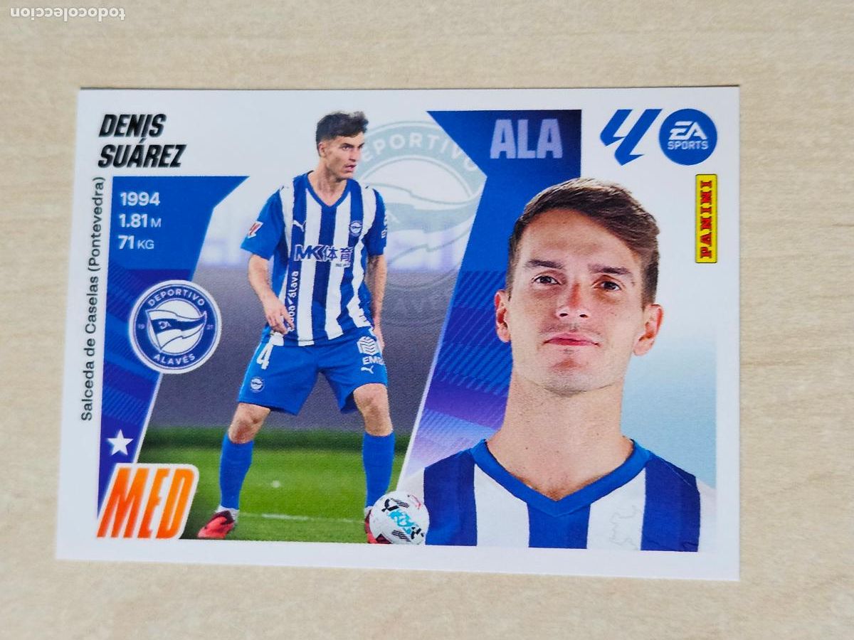 Figurine di Calcio: 51 DENIS SUAREZ ( FICHAJE ) - ALAVES - EDICIONES ESTE 2025-26 - 25/26 (NUEVO)