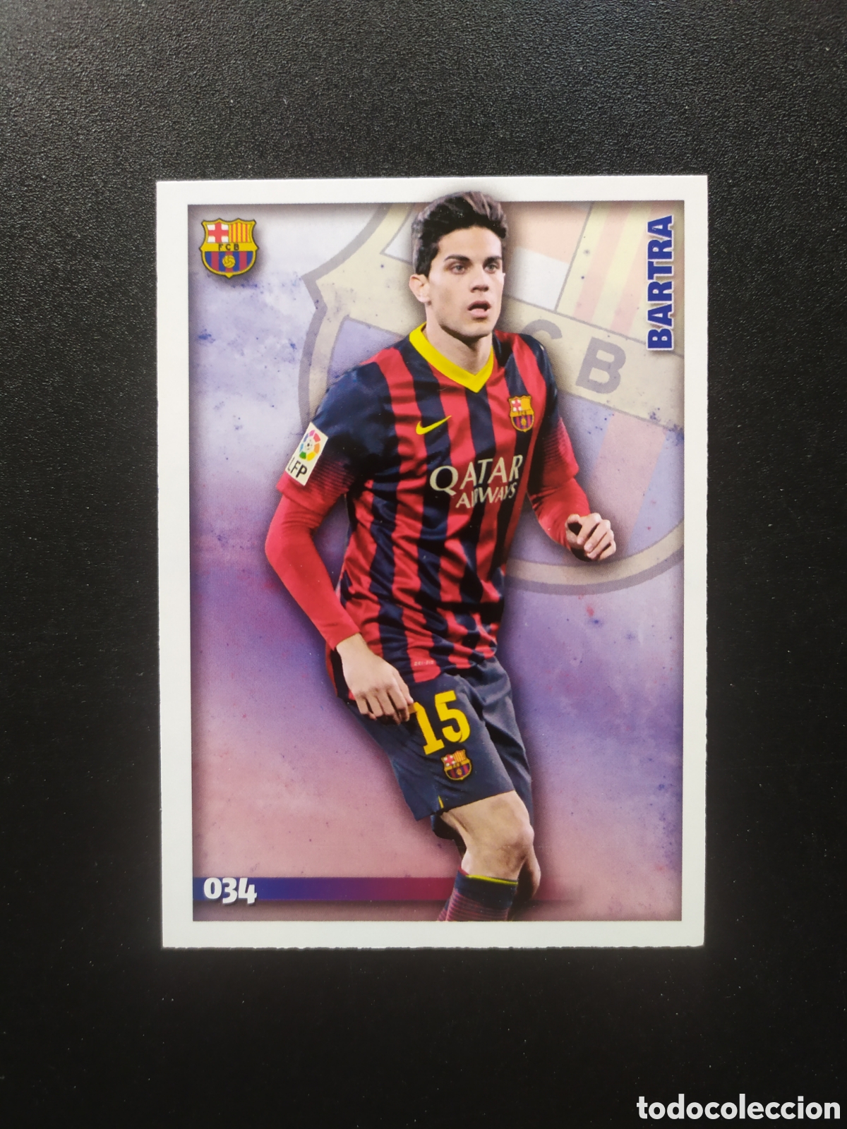 Figurine di Calcio: Mundicromo fichas Liga 2014 2015 14 15 Bartra n&deg; 34 Barcelona