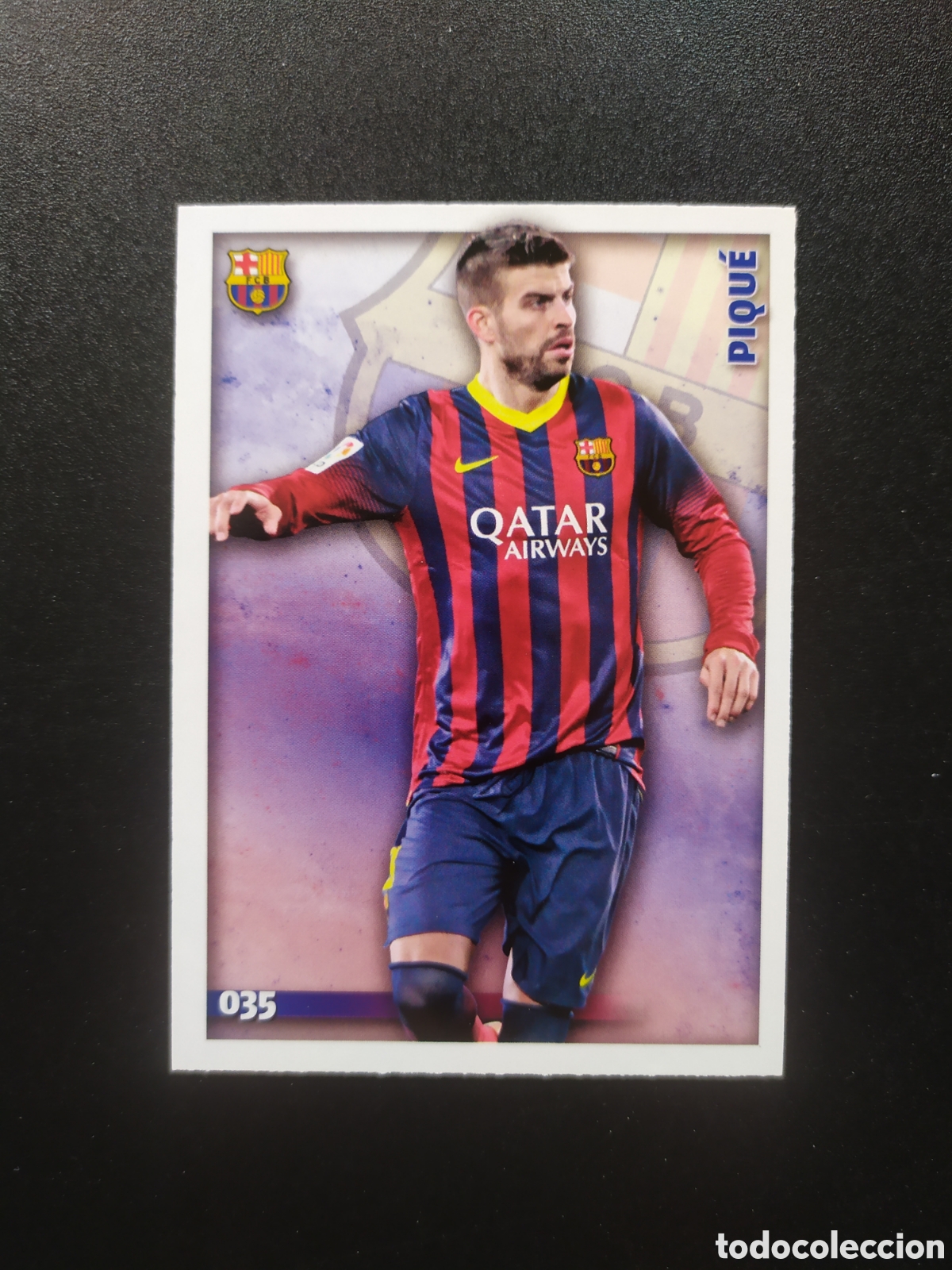Fu&szlig;ball-Sticker: Mundicromo fichas Liga 2014 2015 14 15 Piqu&eacute; n&deg; 35 Barcelona