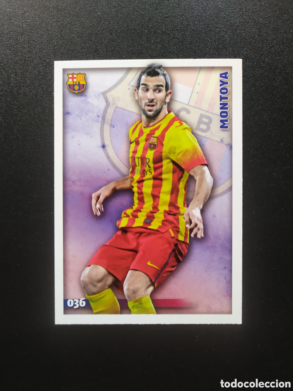 Football Stickers: Mundicromo fichas Liga 2014 2015 14 15 Montoya n&deg; 36 Barcelona