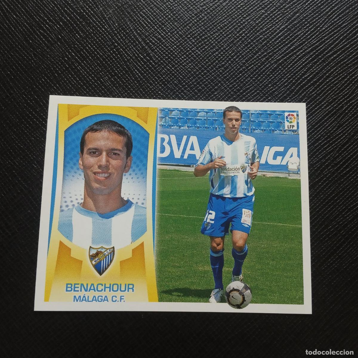 Football Stickers: BENACHOUR MALAGA ESTE 2009 2010 CROMO FUTBOL 09 10 - SIN PEGAR - A101 PG118 COLOCA