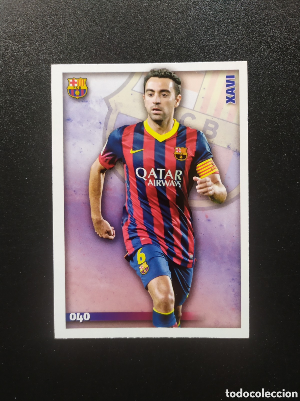 Football Stickers: Mundicromo fichas Liga 2014 2015 14 15 Xavi n&deg; 40 Barcelona